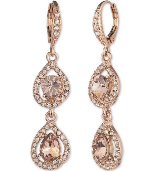 givenchy rose gold earrings|givenchy gold plated earrings.